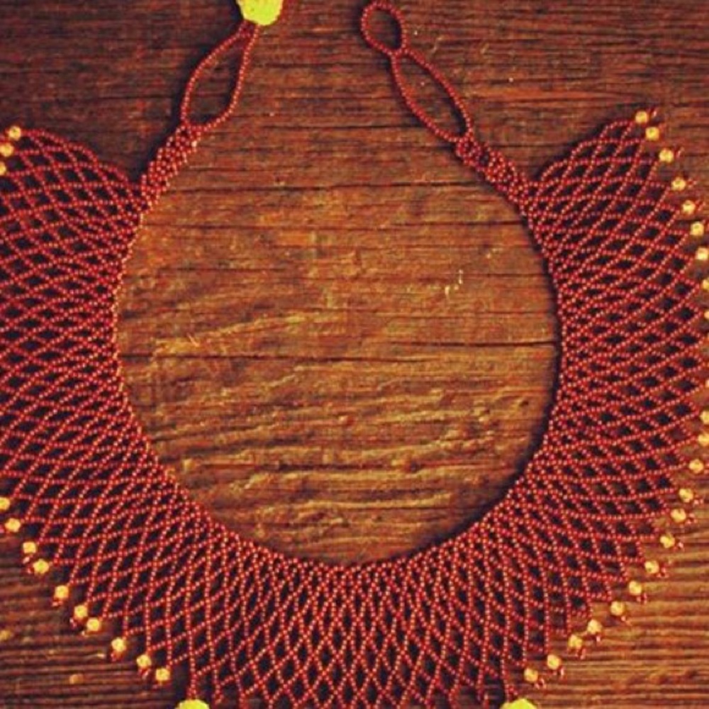 Mexican Necklace Aida Coronado ethnic Indigenous Chocker